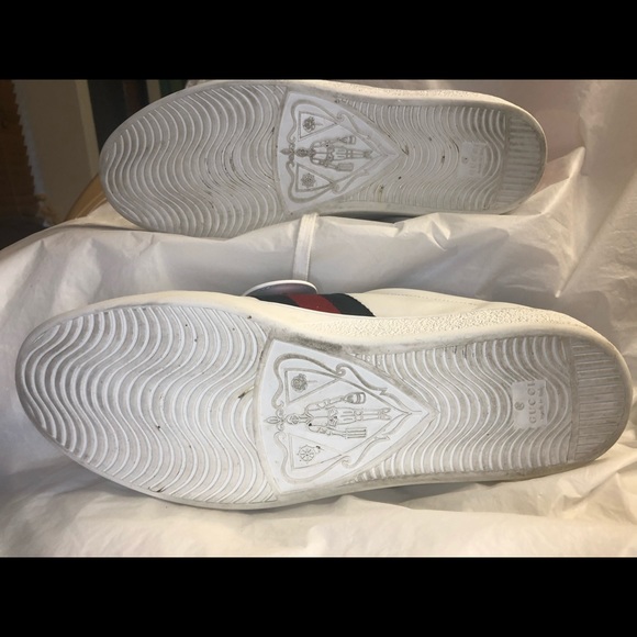 Gucci Remix Ace Dragon Patch White Sneakers 12 - Picture 13 of 14